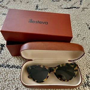 Illesteva Pamela tortoise Cat Eye Sunglasses